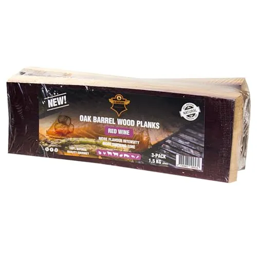 Mr. Barrel BBQ MPL001.1 Planks L Red Wine, 3er-Set von Mr. Barrel BBQ