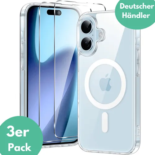 Hülle für iPhone 17 MagSafe Schutz Tasche Slim Cover Case Bumper Screen Full 9H
