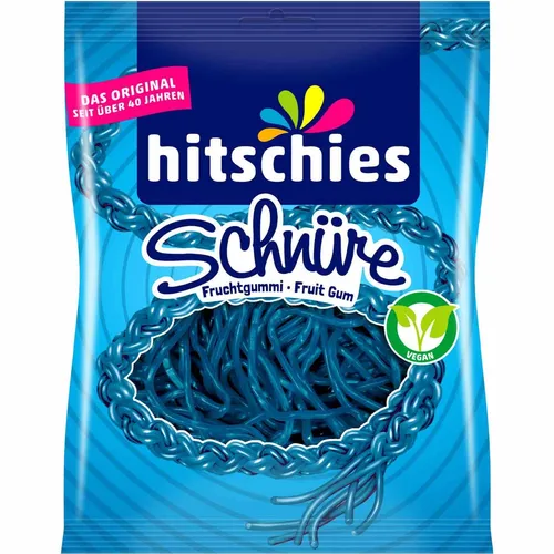 hitschies Schnüre Blau 125g Beutel