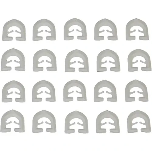 Liedeco Gardinenschienen T-Gleiter 20Stück