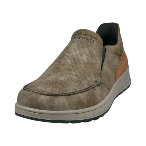 Bugatti Herren Schnürstiefel - Elegante Chukka Boots für den Winter - Herren-Stiefel mit warmem Kaltfutter, ideal für Büro und Freizeit. Hochwertiges Synthetik-Obermaterial sorgt für Stil und Komfort.