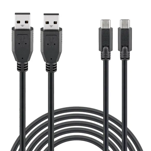 2x 300cm Ladekabel PS5 Controller XBOX Series X / S Verlängerung USB-C Kabel