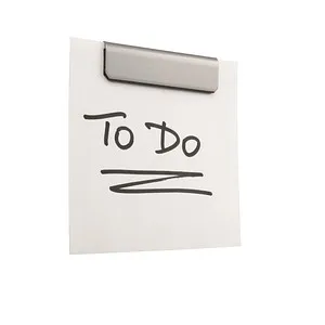 DURABLE DURAFIX Magnetleisten silber 1,7 x 6,0 cm, 10 St.