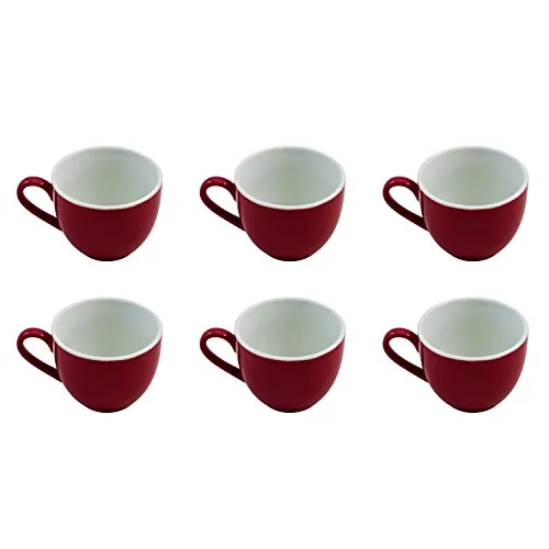 Espressotasse 80ml Doppio rot 6er Set in rot von Ritzenhoff & Breker