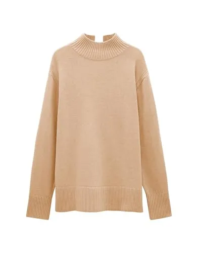 someday Damen Pullover | Strickpullover TAHILA Loose mit Kaschmir Cashmere Cream Melange, 38