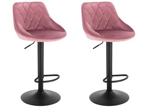Woltu Barhocker (2 St) in pink von WOLTU