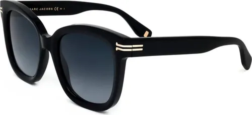 MARC JACOBS Sonnenbrille MJ 1012 807 90 - Stilvolle Unisex-Sonnenbrille mit 100% UV-Schutz, ideal für sonnige Tage. Der runde Rahmen in Schwarz vereint modernes Design mit hoher Funktionalität.