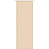 Bestgoodies Flächenvorhang Skylight Beige Ohne Technik 60 cm x 245 cm