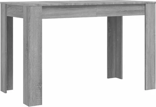 vidaXL Esstisch Grau Sonoma 120x60 cm