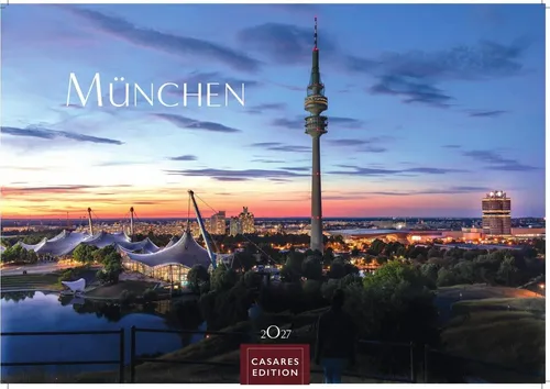 München Kalender 2027 - Wandkalender Fotokalender Deutschland 24x35cm -...