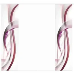 HOME Wohnideen Schiebevorhang, rot, 60x245 cm in lila von Home Wohnideen