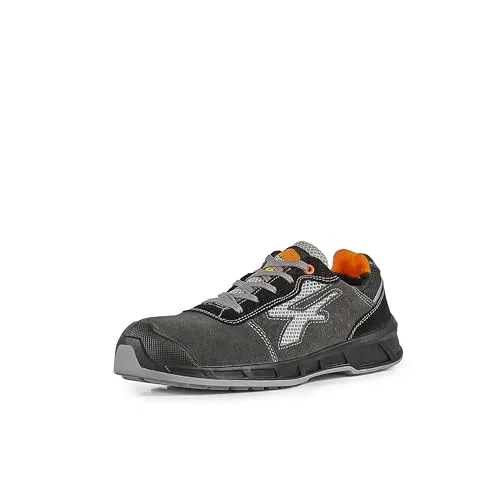 Sicherheitshalbschuh Mars Gr.42 - Atmungsaktive Sicherheitsschuhe für optimale Sicherheit - Arbeitsschuhe aus Veloursleder und Mesh mit durchtrittsicherem System, ideal für warme Umgebungen. Metallfrei, antistatisch und rutschfest für höchsten Komfort und Sicherheit.