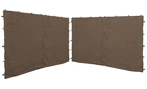Quick Star Pavillonseitenteil 2 Seitenteile mit RV für Pavillon 3x4m - Pavillon-Seitenteile Set 2 tlg, ideal für Schutz und Privatsphäre. Mit Reißverschluss und robustem Polyester, perfekt für den Garten oder Veranstaltungen.