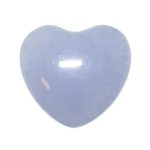 Chalcedon Herz kleiner Handschmeichler Taschenstein ca. 20x20x12 mm