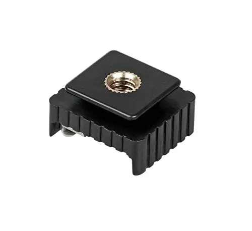 Blitzadapter Blitzschuh-Adapter mit ISO-Blitzschuh und 1/4
