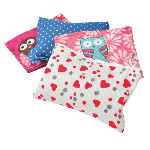 Aumüller Baldrian Schmusekissen für Katzen - Katzenspielkissen Baldini, 4 Stück