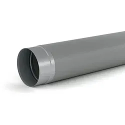 Naber COMPAIR STEEL flow® flex 150 Rundrohr - Dunstabzugshauben-Zubehör, flexibles Aluminium- und Edelstahl-Rundrohr, um bis zu 50 % kürzbar, ideal für Bögen und parallele Versätze.