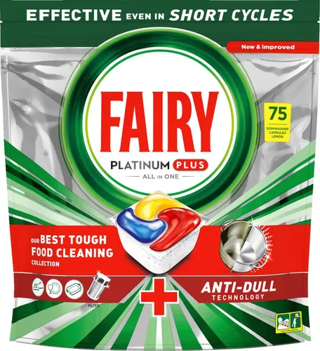 Fairy Platinum Plus All In One Spülmaschinentabs, Zitrone