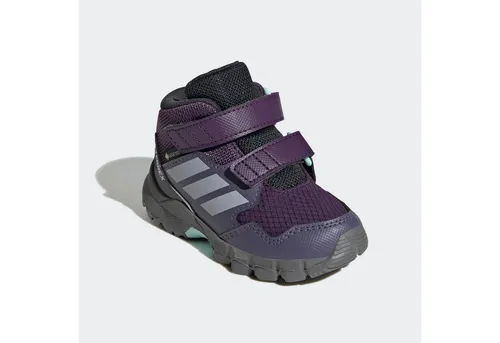 ADIDAS TERREX SKYCHASER MID GORE-TEX KIDS E - Wasserdichte Wanderschuhe für Kinder - Wanderschuhe mit GORE-TEX Membran für trockene Füße und Traxion Sohle für besten Halt. Ideal für kleine Abenteurer auf technischen Trails.