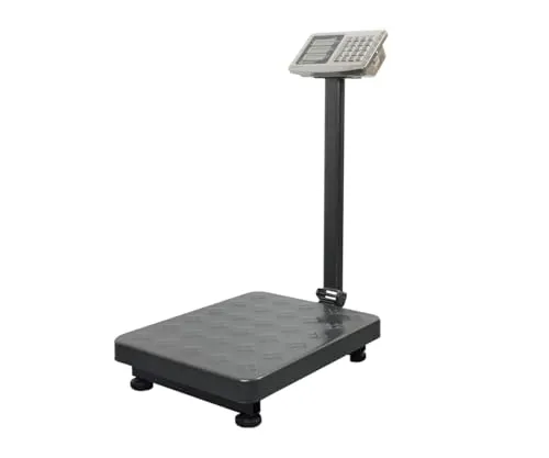 Plattformwaage, Lagerwaage,Elektronische Plattformwaagen, Industriewaage, Paketwaage, Tragkraft bis 300 kg, LCD-Anzeigen, Genauigkeit +/- 100 g, Tarierung, Klappbare, HDWR wagPRO-P300