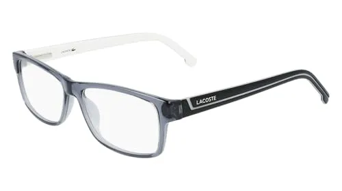 LACOSTE 24557 035 GREY Brille - Verschreibungspflichtige Brillenfassung für Damen, inklusive schützendem Etui für optimale Pflege und Transport.