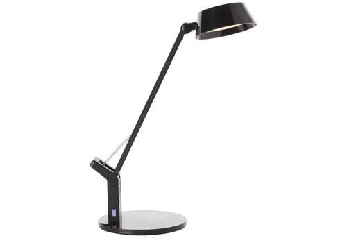 Lightbox Tischleuchte, LED fest integriert, warmweiß - kaltweiß, LED Schreibtischlampe, Induktionsladeschale, 52 cm, Touchdimmer, CCT