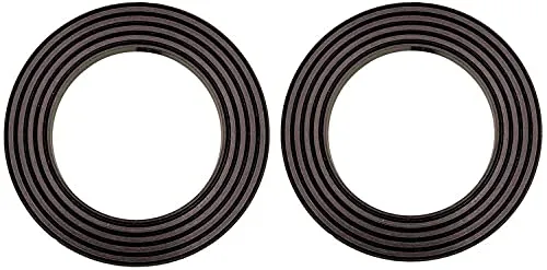 2x Dichtung 26604 kompatibel mit Moulinex Küchenmaschine Clickchef HF452 HF4568, Cuisine Companion HF800 HF900 HF902 | für Messer Antriebswelle Ø41mm