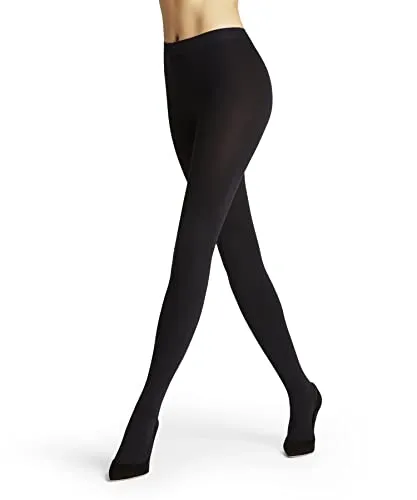FALKE Damen Strumpfhose Warm Deluxe 80 DEN in schwarz von FALKE