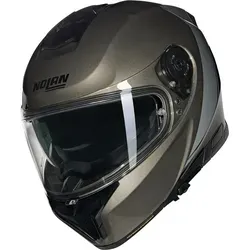 Nolan N80-8 Verniciatura Speciale 342 - Integralhelm in Dunkelbeige/Schwarz/Hellgrau, Größe S - Motorradhelm mit innovativer AirBooster-Technologie für optimale Belüftung und maximalen Komfort, ideal für Stadtfahrten und lange Reisen.