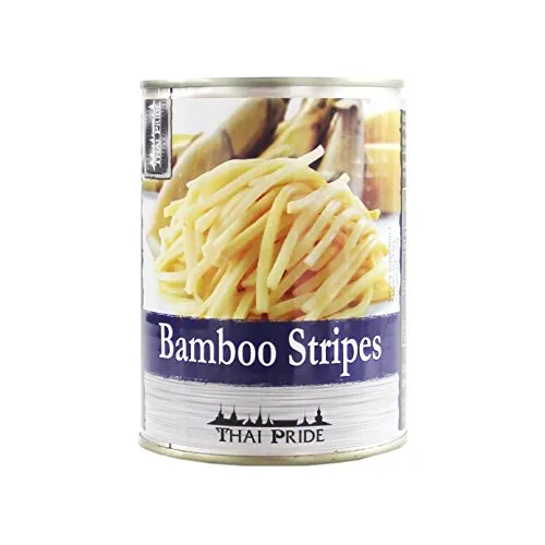 THAI PRIDE Bambussprossen Streifen [ 540g / 300g ATG ] Bambusstreifen Bamboo Stripes