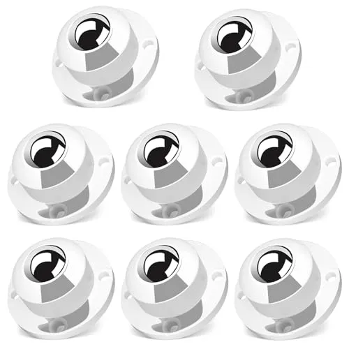 Selbstklebende Lenkrollen, 360° schwenkbare Räder für Möbel, 1