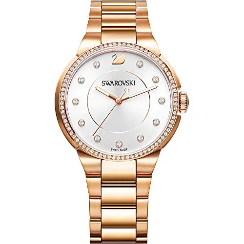 Swarovski City Rose Gold Tone Armbanduhr