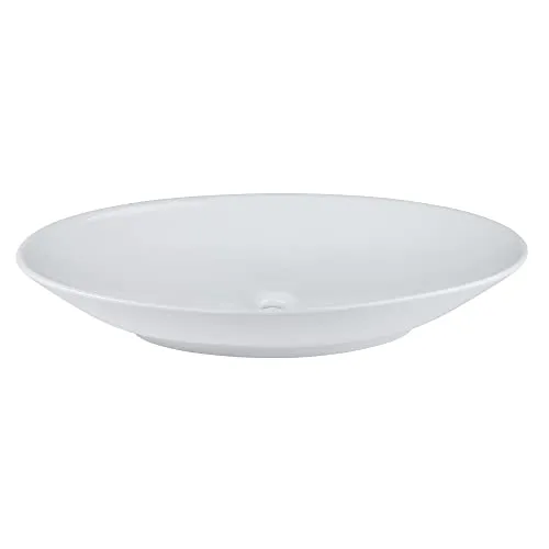 NEG Aufsatzwaschbecken Uno33A - Großes ovales Design - Waschbecken mit innovativer Nanobeschichtung für einfache Reinigung und perfekte Hygiene. Ideal für individuelle Badgestaltungen und elegante Akzente.