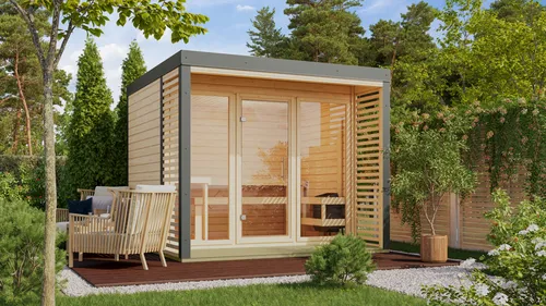 Karibu Saunahaus ARES 3 von Karibu
