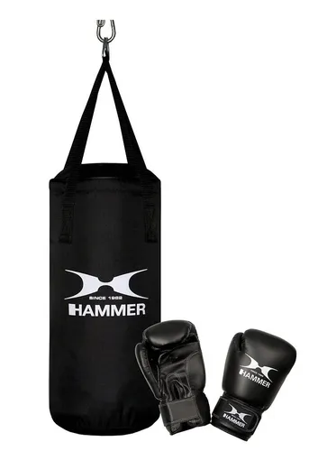 Hammer Boxsack Junior Set mit Boxhandschuhen von Hammer