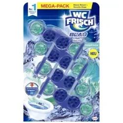 WC Frisch Kraft-Aktiv WC-Duftspüler Blau, Ozeanfrische W4F2 , 1 Packung = 4 Stück à 50g