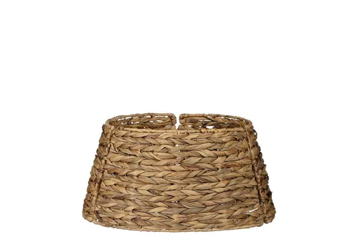Mica Decorations Christbaumschmuck Treeskirt braun faltbar - h26xd51cm - Elegante Weihnachtsbaumdecke aus natürlichem Seegras, faltbar für platzsparende Aufbewahrung. Mit 26 cm Höhe und 51 cm Durchmesser ideal für festliche Dekoration.