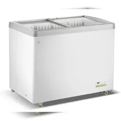 METRO PROFESSIONAL Tiefkühlvitrine GICC1260, 260 L mit Schloss - Kühlschränke mit 260 L Fassungsvermögen, ideal für Gastronomie und Catering, energieeffizient mit Kältemittel R290 und digitalem Bedienfeld für optimale Temperaturkontrolle.