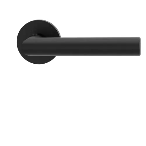 Türdrücker / Türbeschlag - LUCIA PROFESSIONAL Graphitschwarz smart2lock - mit Schließmechanik im Griff - schließen/verriegeln ohne Schlüsselrosette (DIN RECHTS)