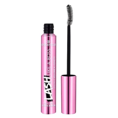 essence Lash Like a Boss Volumenmascara Ultra Black 9,5 ml - Die essence Lash Like a Boss Mascara sorgt für beeindruckendes Volumen und verlängert Ihre Wimpern. Einfach aufzutragen, bringt sie Ihre Augen zum Strahlen und verleiht jedem Blick Tiefe.