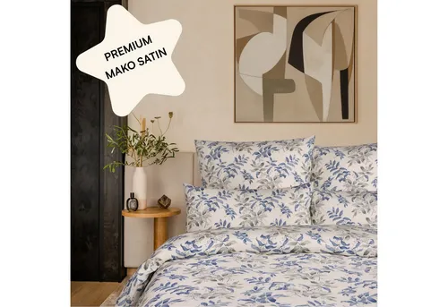 Amqua Mako Satin Bettwäsche-Set aus 100% Baumwolle von Amqua