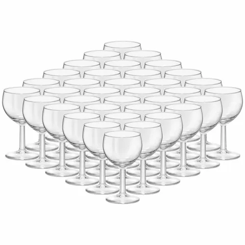 Van Well Ballon Profi Weinglas 0,1 l - 36er Set - Gläser - Hochwertige, spülmaschinenfeste Weingläser mit 0,1-Liter-Eichmarkierung für exakte Ausschankmengen, ideal für Gastronomie und stilvollen Weingenuss.
