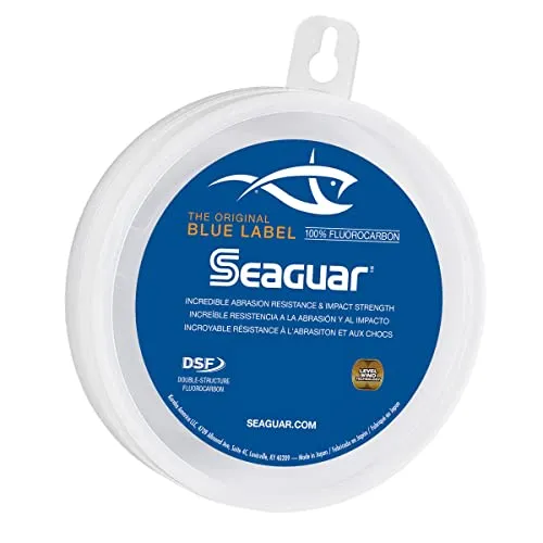 Produktbild Seaguar Blue Label Angelschnurvorfach aus 100% Fluorkohlenstoff, durchsichtig, 20lbs/25yds