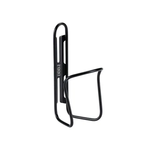 BBB Flaschenhalter SteelCage schwarz 4.2 x0.6mm - Robuster Flaschenhalter aus 4,5 mm Edelstahlrohren für lange Haltbarkeit. Das offene Design ermöglicht eine flexible Montage und sicheren Halt für verschiedene Flaschengrößen.