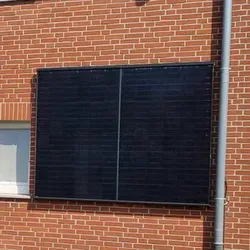 Wp Fassaden 0% MwSt §12 III UstG PV Set inkl. Montagepaket vertikal 860