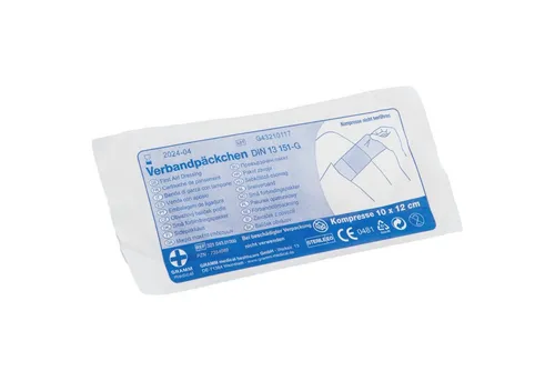 GRAMM medical Erste-Hilfe-Set Verbandpäckchen steril DIN 13151-G