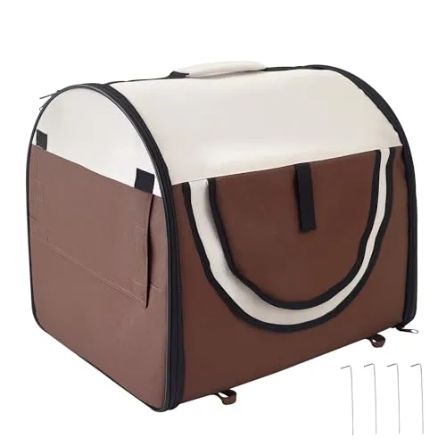 PawHut Tragebox Oxfordstoff, Stahl