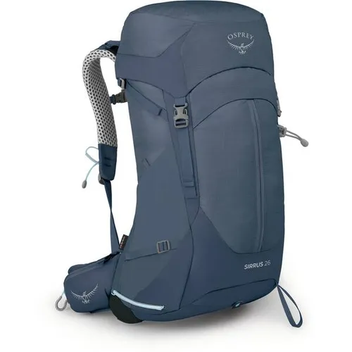 Osprey Damen Sirrus 26 Rucksack 26L - Blau - Wanderrucksack für Frauen, ausgestattet mit einem gut belüfteten, verstellbaren Rückensystem für maximalen Komfort bei langen Wanderungen.