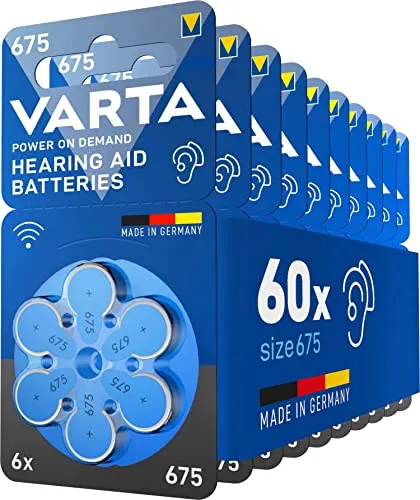 VARTA Hörgerätebatterien Typ 675 von VARTA