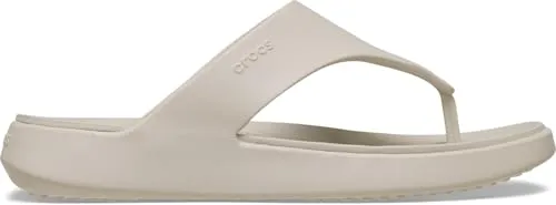 Crocs Zehensandale Getaway Triangle Flip beige - Damen, Größe 39-40 - Erlebe den einzigartigen Komfort der Crocs Getaway Kollektion mit innovativer Free Feel Technology. Diese leichte Sandale bietet optimale Bewegungsfreiheit und ist ideal für jeden Anlass.